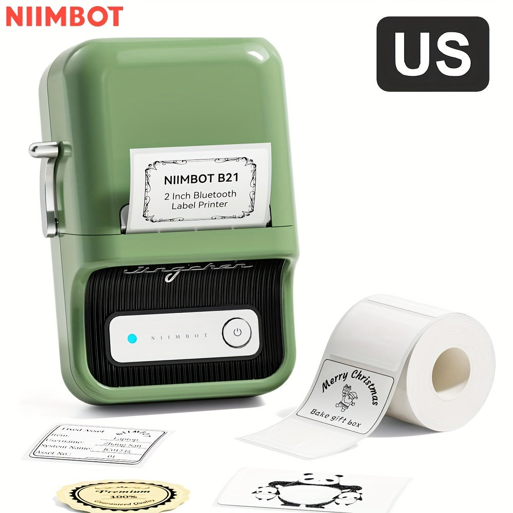 Portable Thermal Label Printer for Home Office and Small Business 50mm Tape