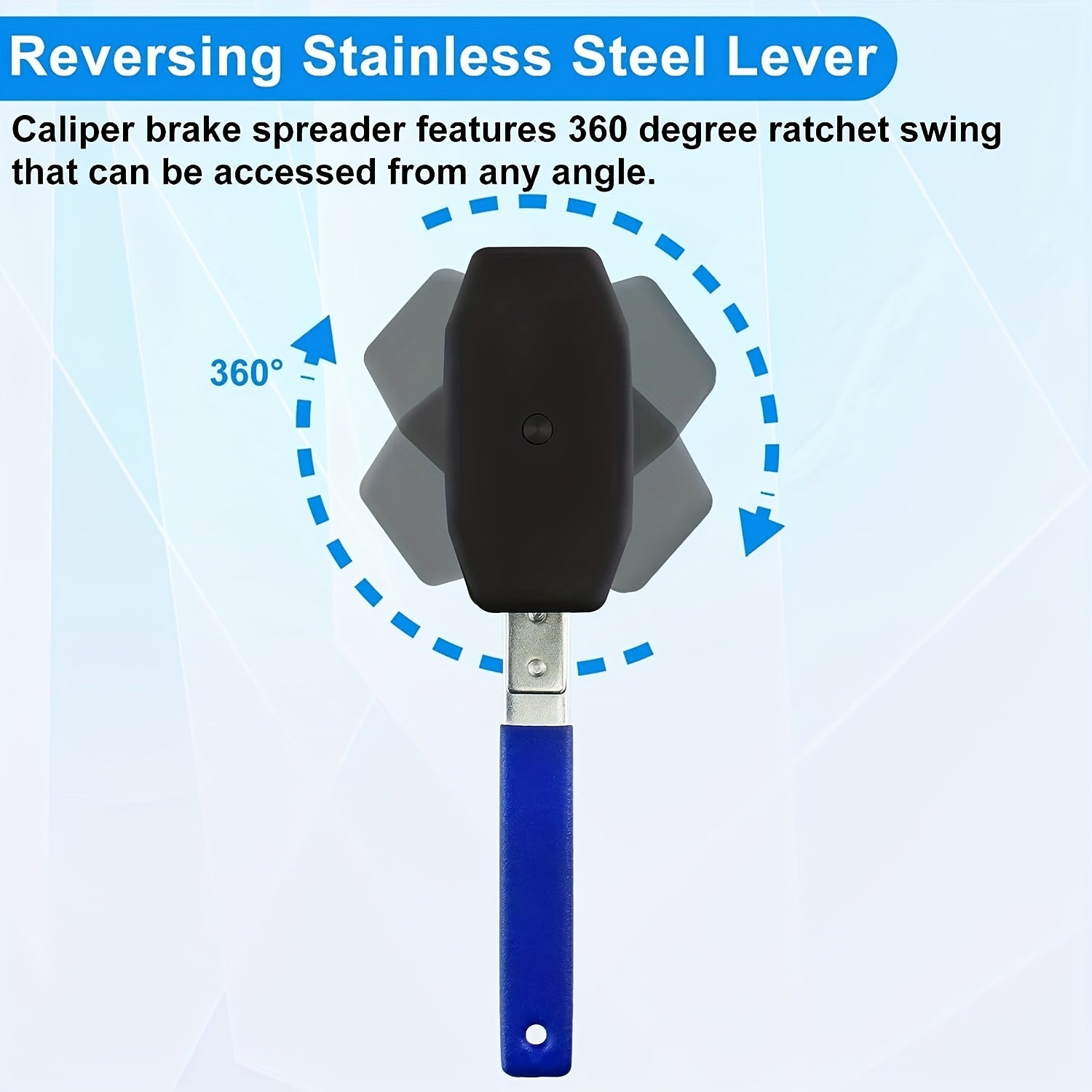 Herramienta de prensa para pinzas de freno para coche, expansor de pistón de freno con placas de acero