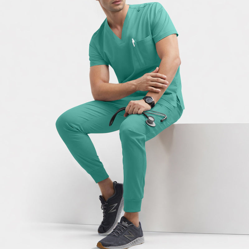 Yozgi ingichka uslubdagi shifokor formasi, ayollar uchun katta o'lchamdagi qo'l bilan yuviladigan umumiy kiyimlar, quruq yugurish uchun.