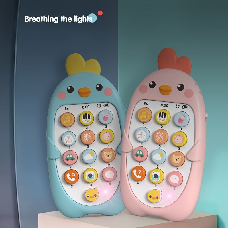 Yorug'likli Musiqiy O'yinchoq Telefon - Batareya jo'natilishda kiritilmagan