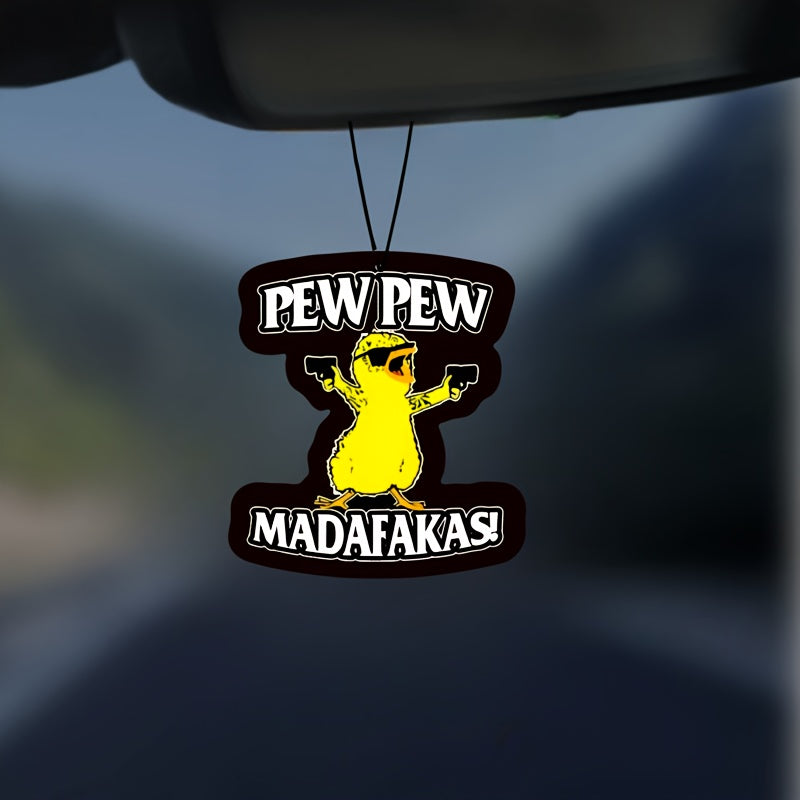 Unisex Paper Scented Car Air Freshener Hanging Decor