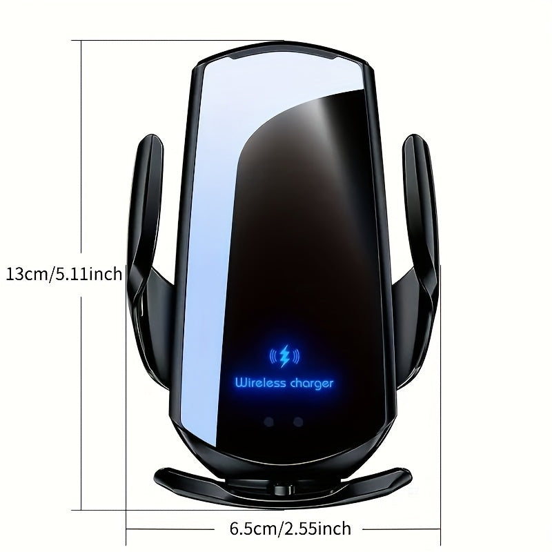 Cargador de coche inalámbrico de 15W con inducción infrarroja y apertura eléctrica