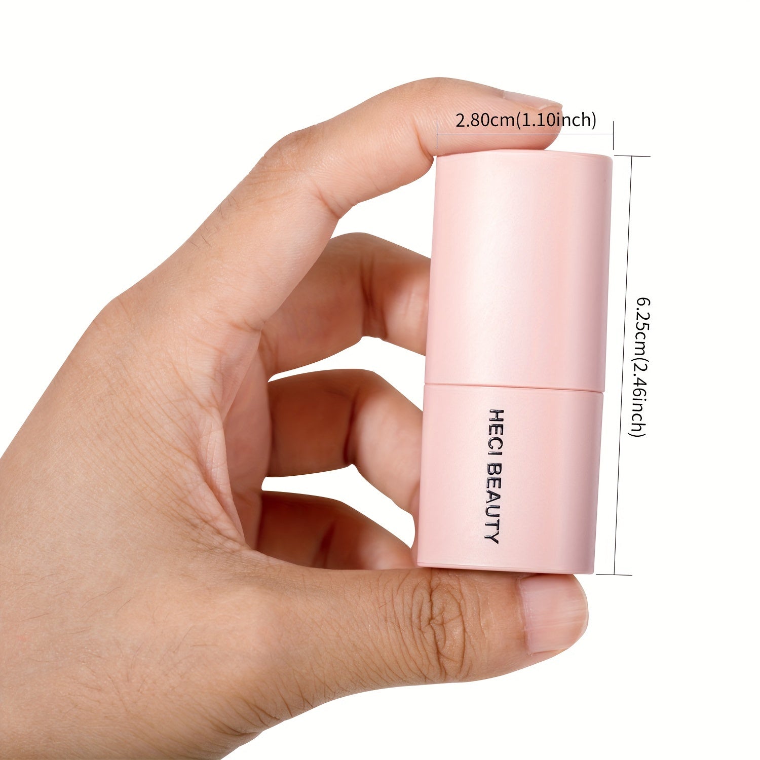 Ayollar uchun yurak shaklidagi kremli blush stick, suv o'tkazmaydigan, rangni to'g'irlash, tabiiy yakuniy