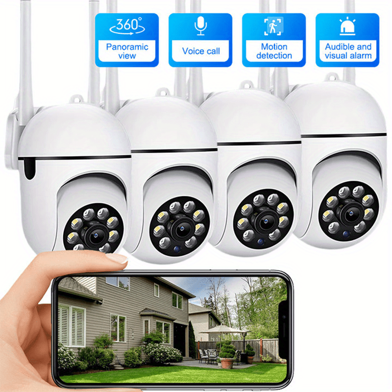 Ichki WiFi xavfsizlik kamerası 1080P HD kechqurun ko‘rish harakatni aniqlash ikki tomonlama audio