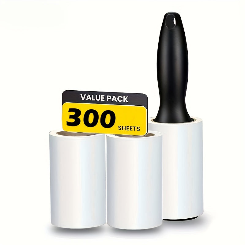 Lint Roller with 100 Sheets Extra Sticky Pet Hair Remover for Clothes Furniture Carpet