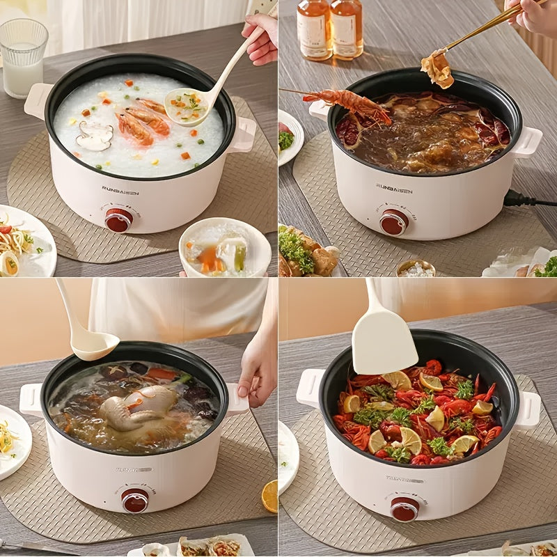 3-in-1 guruch pishirgich elektr pechka yopishmaydigan qozon sozlanadigan boshqaruv uchta issiqlik rejimi