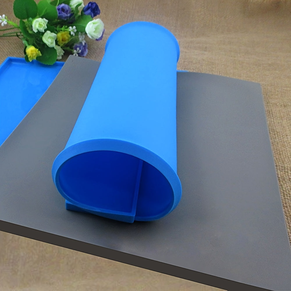 Silicone Cake Roll Mold Dual-Sided Non-Stick Baking Mat Brown White