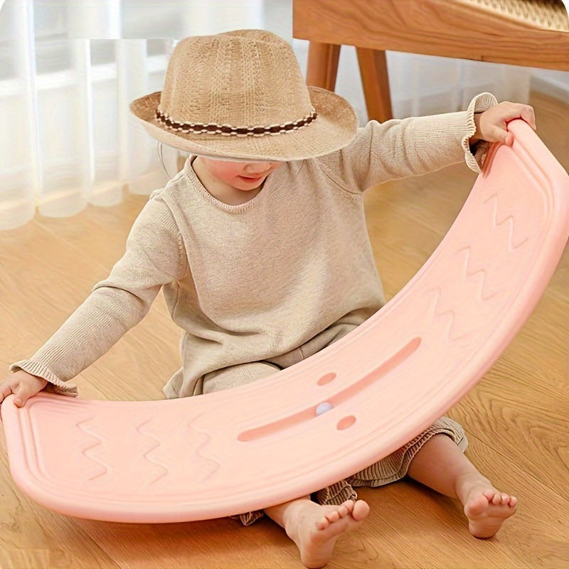 Kids' Sensory Balance Toy Plastic Seesaw for Indoor Use Blue or White