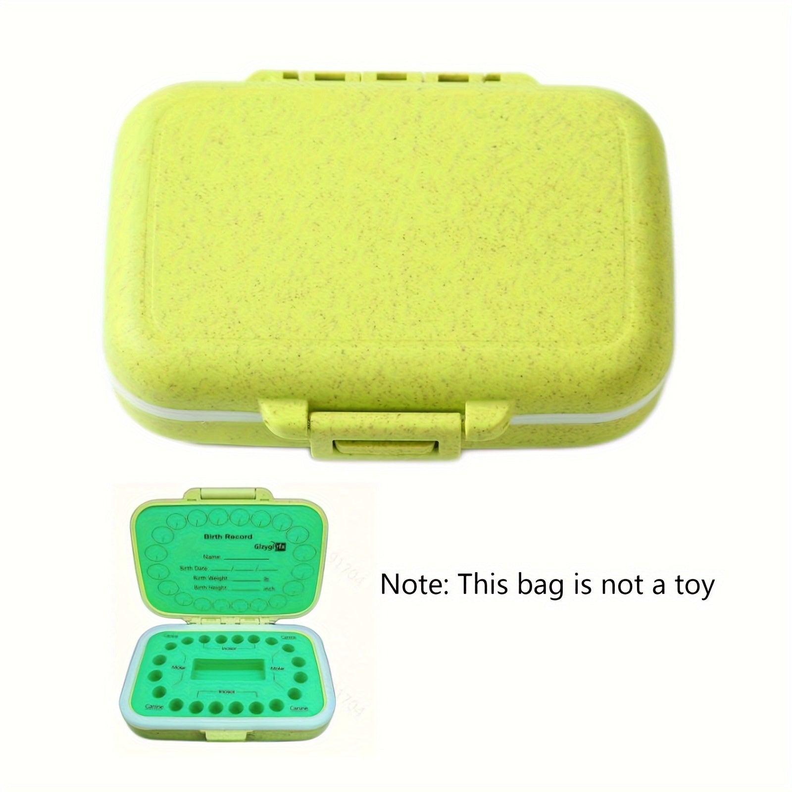 Teeth Keepsake Box for Kids and Adults Storage Organizer Gift for Christmas Halloween Thanksgiving
