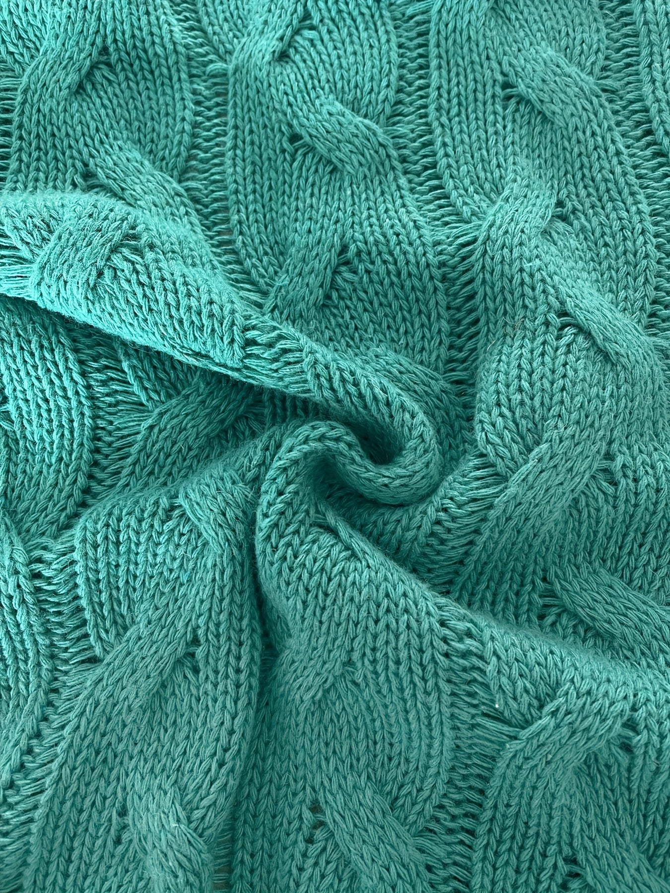 Women's Solid Color Braided Knit Cardigan Lightweight Open Front Spring Fall