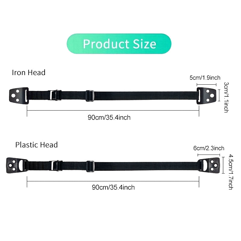 Heavy Duty Baby Safety Furniture Restraint with Anti-Tilt Feature for TVs and Furniture
