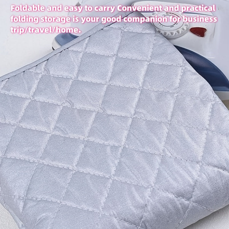 Tabla de planchar plegable portátil con funda de algodón para viaje, hogar y dormitorio