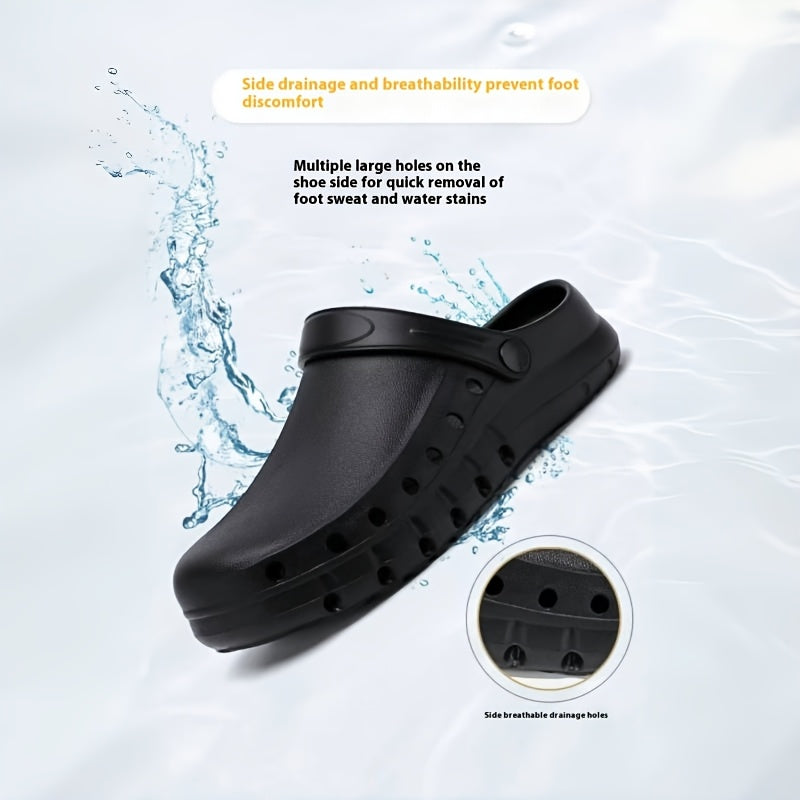 Unisex Oil-Resistant Non-Slip Waterproof EVA Lightweight Work Shoes