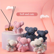 Cute Bear Hand Towel Soft Absorbent Polyester Blend 310gsm Gift for Festivals