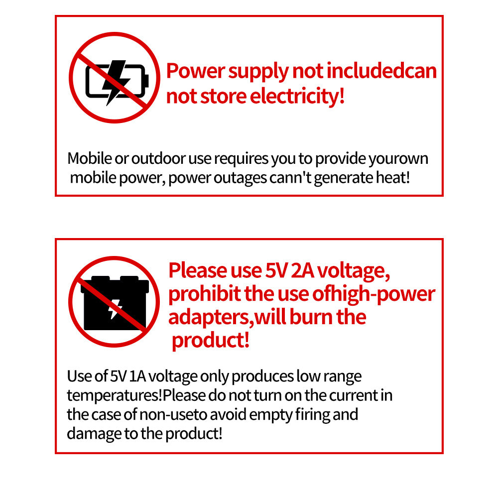 USB Heated Clothing for Shoulder with 3 Temperature Settings and Large Heating Area