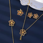 Ayollar uchun misli zargarlik to'plami Vintage uslubdagi taqinchoq, bilaguzuk, uzuk, marjon, to'y sovg'asi