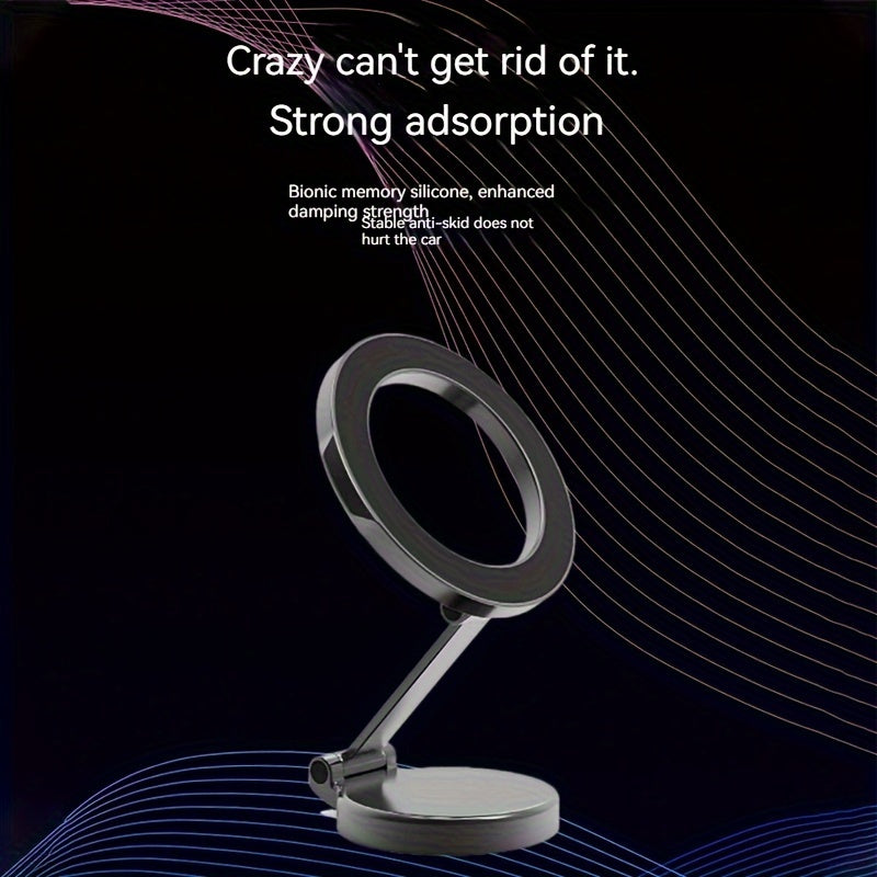 Magnetic Car Phone Holder Universal Suction Cup Rotating Fastening