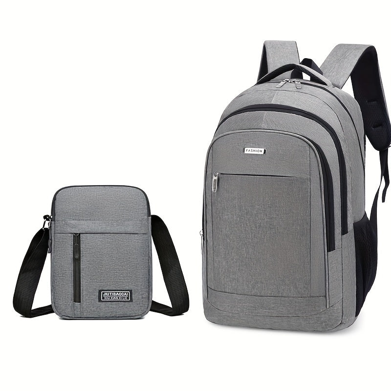 Large Capacity Waterproof Travel Backpack for Hiking and Short Trips with Zipper and Adjustable Straps