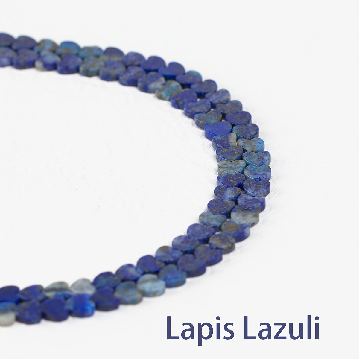 Juego de 20 cuentas de piedra natural con forma de corazón multicolor 6x2mm para hacer joyería