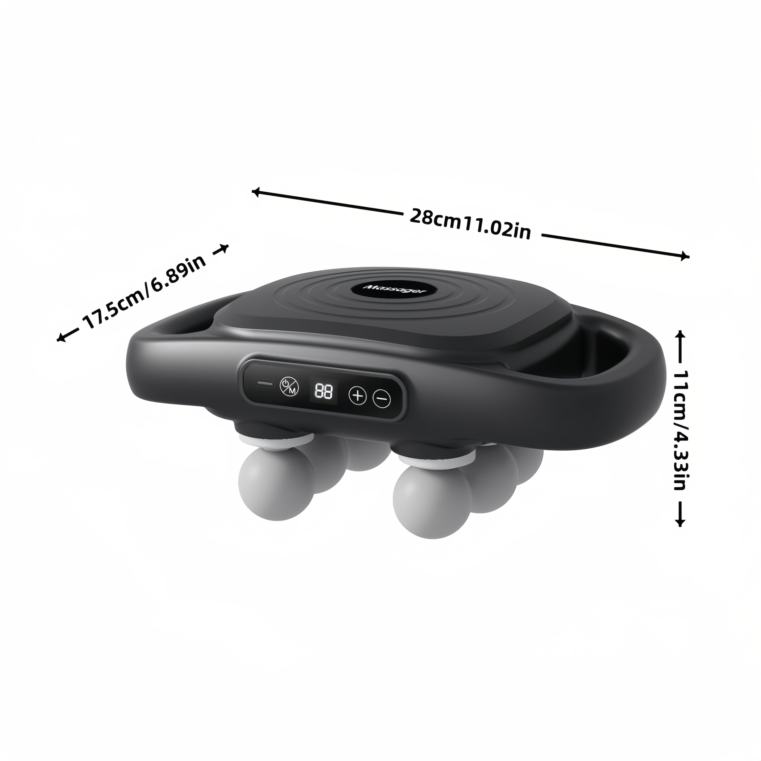 Six-Head Rechargeable Body Massager with USB Charging and 2400mAh Lithium Battery