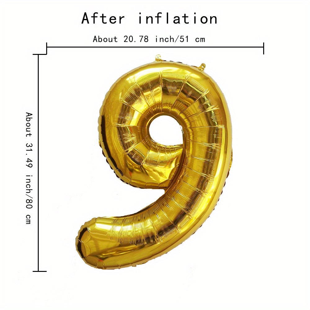 Large Gold Aluminum Film Balloon 101.6cm for Birthday Party Decorations