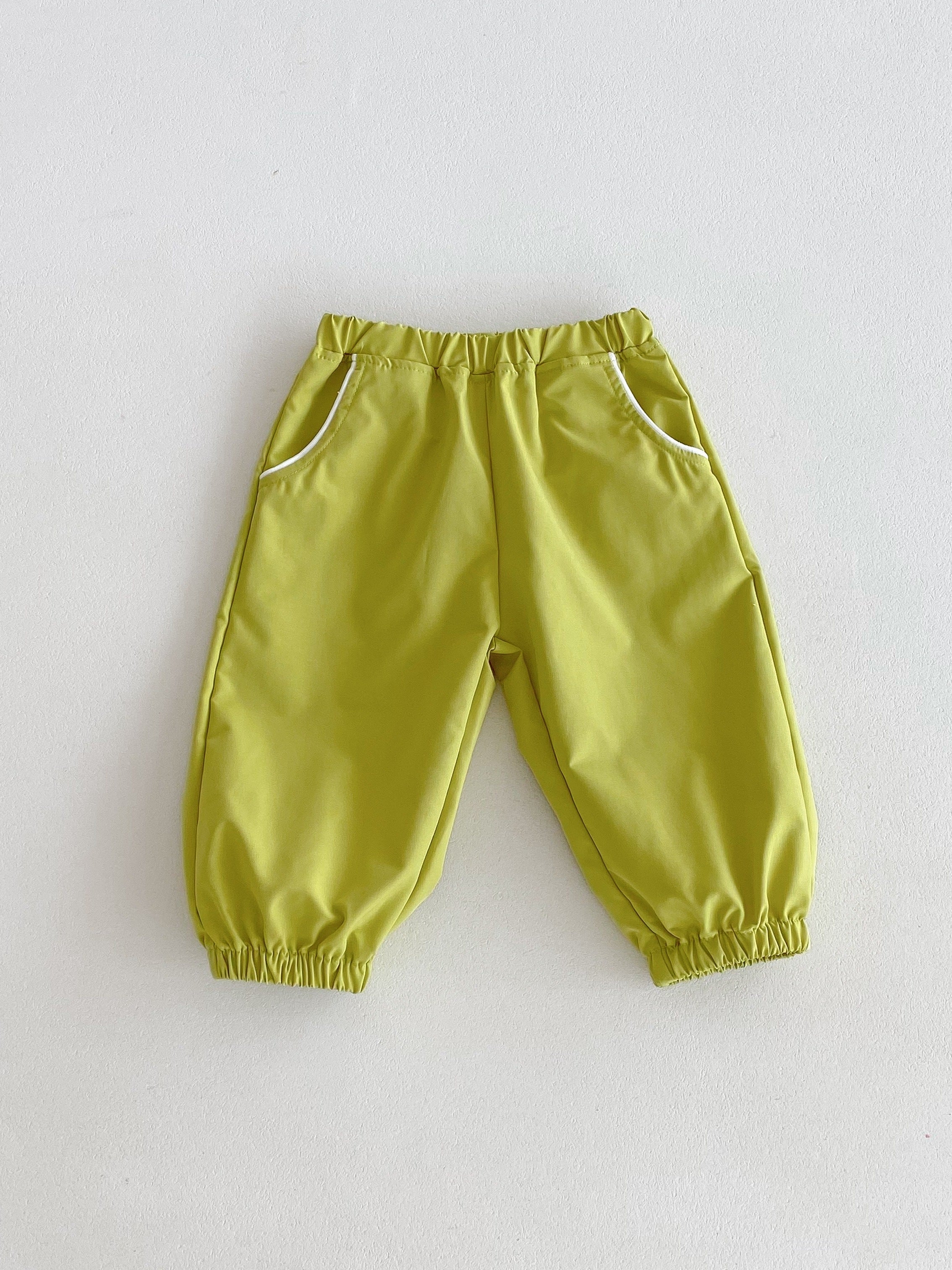 Детский унисекс осенний повседневный комплект из полиэстера с длинным рукавом, однотонный, классический крой, большие карманы