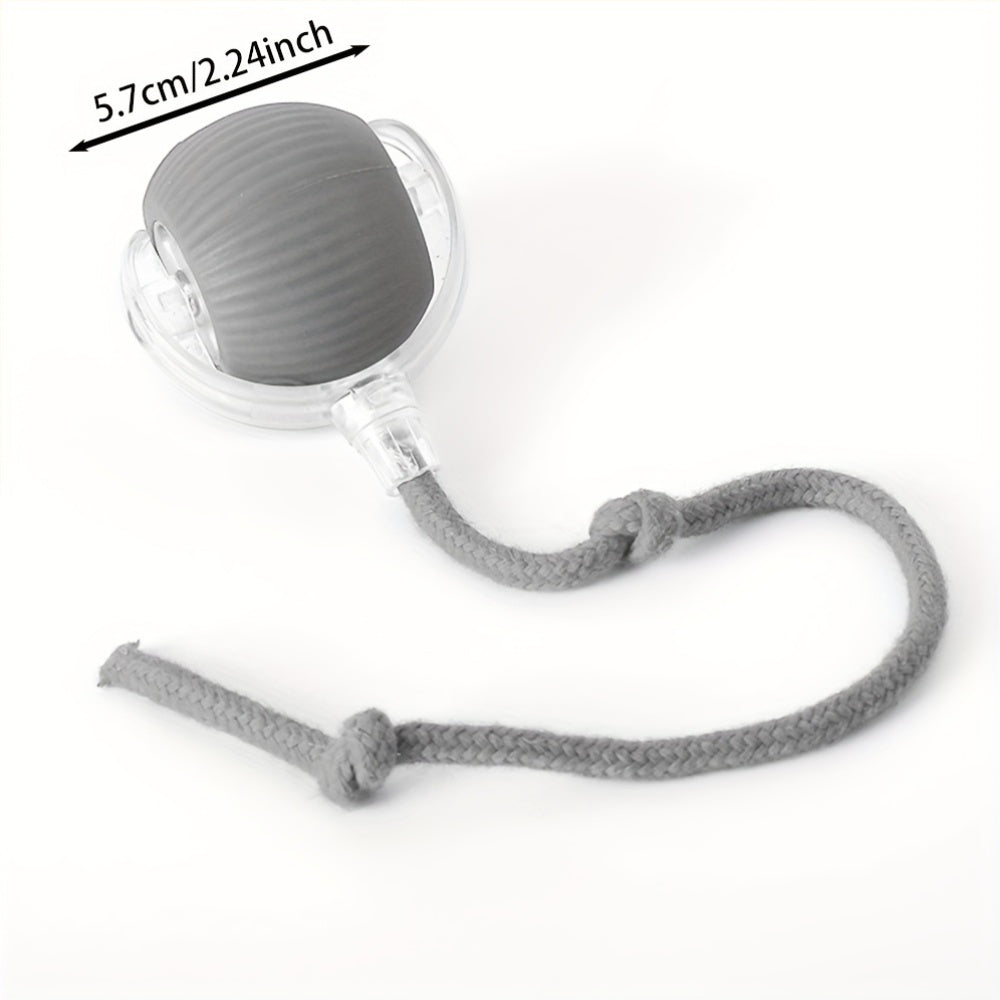 Interactive Cat Toy with Silicone Ball and USB Rechargeable Battery for Small Indoor Cats