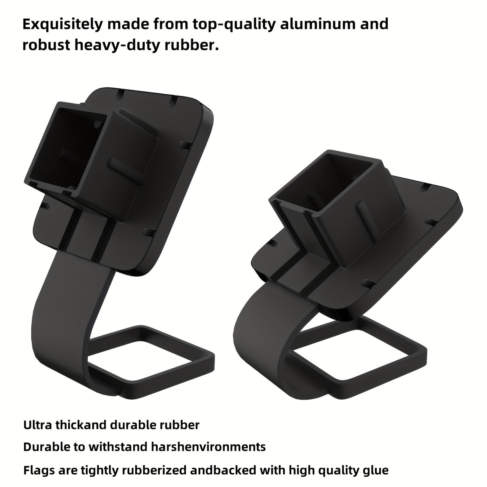 Cubierta de enganche de remolque bandera americana de metal protector de tubo receptor 5.08cm