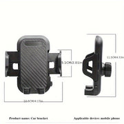 Universal avtomobil telefon o'rnatgichining suyuqlik bilan yopishishi, panel va havo ventili uchun aylanuvchi, 36.29KG