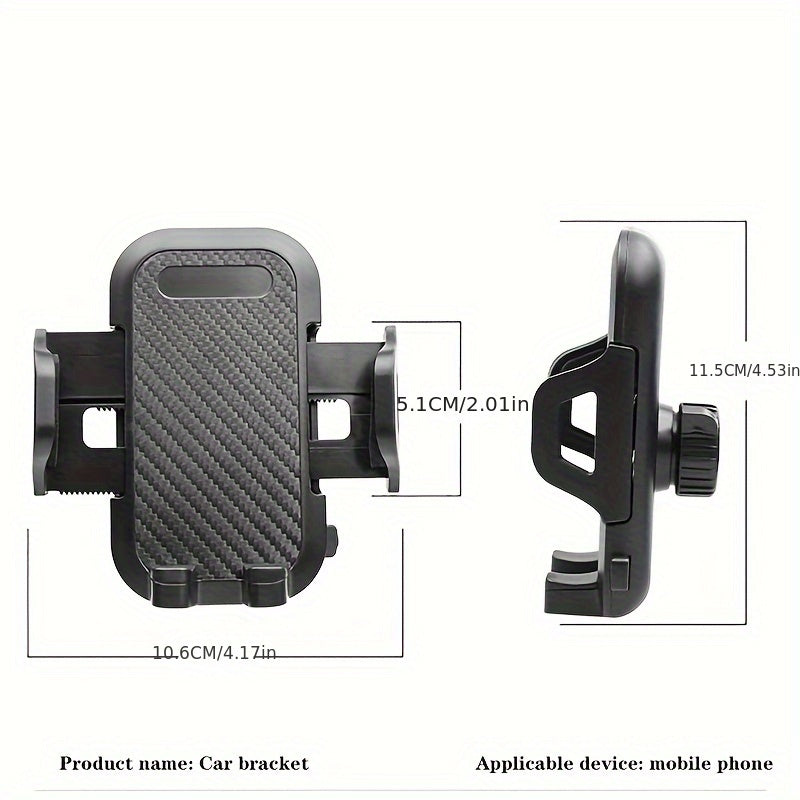 Soporte universal para coche con ventosa para teléfono, ajustable en tablero y rejilla de ventilación, rotatorio, 36.29KG