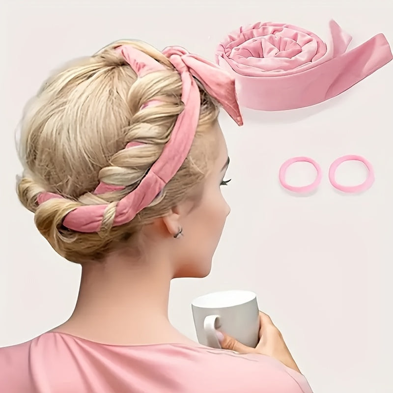 Women Heatless Hair Curlers No Heat Sleep-In Curlers for Soft Waves