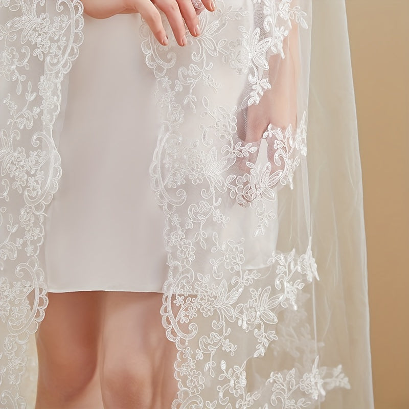 To‘y qiz to‘ylik xalat tasmali tikanli tilla 2m uzunlikda, bitta qatlamli, taroq bilan, polyester