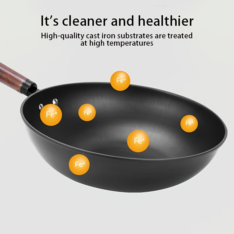 Wok antiadherente versátil compatible con estufa de inducción y gas 1 pieza