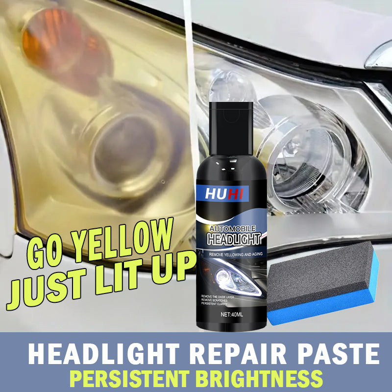 Car Headlight Restoration Paste for Brightness, Scratch Removal, Yellowing