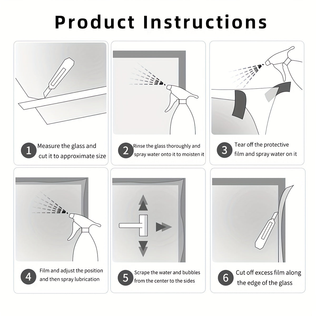 Floral Pattern Frosted PVC Window Film 9mil Static Cling Privacy Cover for Doors