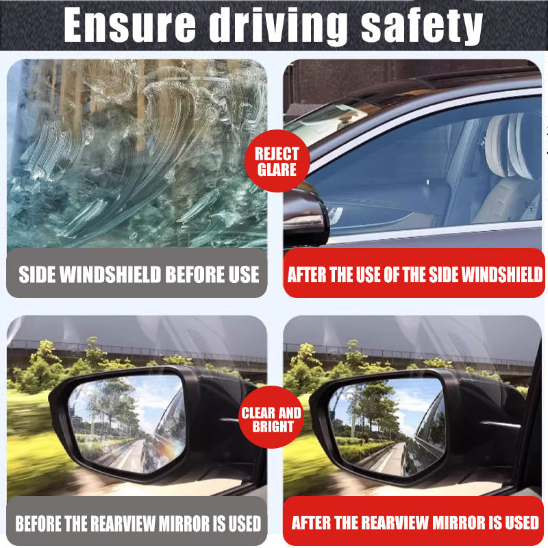 Полироль для обслуживания автомобилей для прозрачных лобовых стекол, тихих дворников и долговременной защиты от окисления.