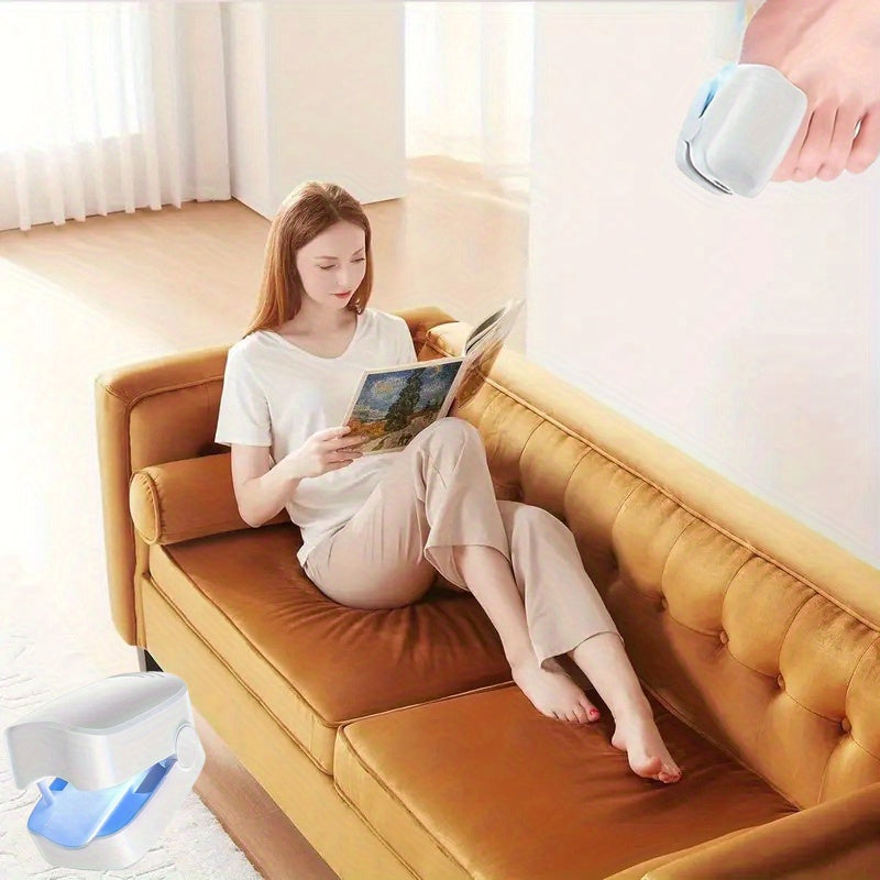 White LED Nail Lamp USB Rechargeable with Blue Light Therapy for Home Nail Care