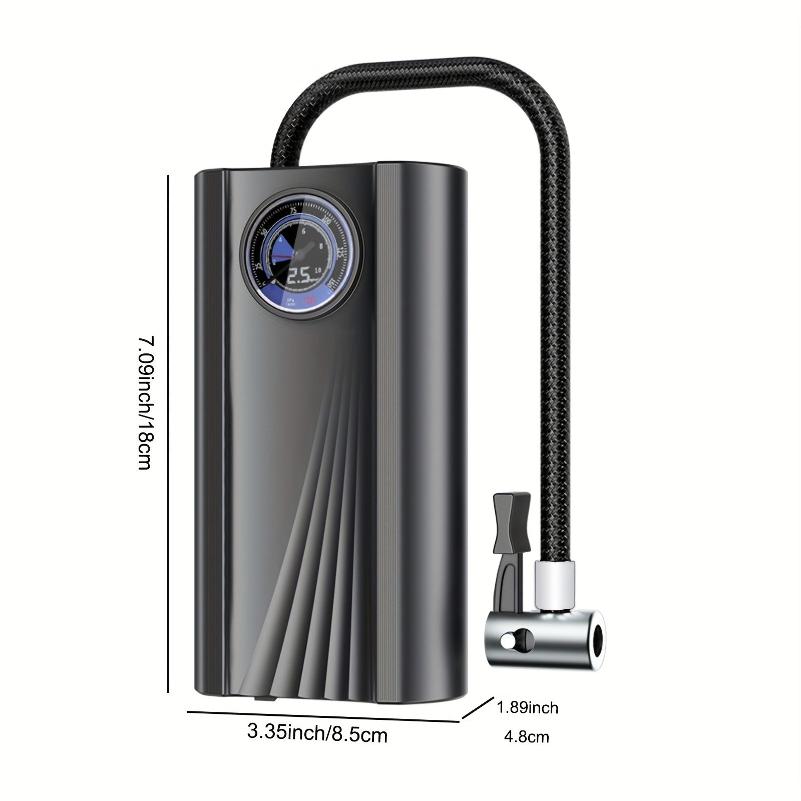 Portable Tire Inflator Air Compressor for Cars Bikes and Sports Equipment