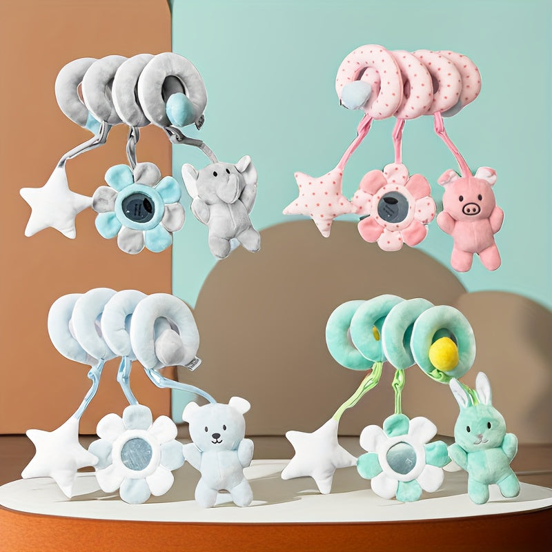 Baby Toy for Newborns and Toddlers Musical Hanging Spiral Rattle Crib Stroller