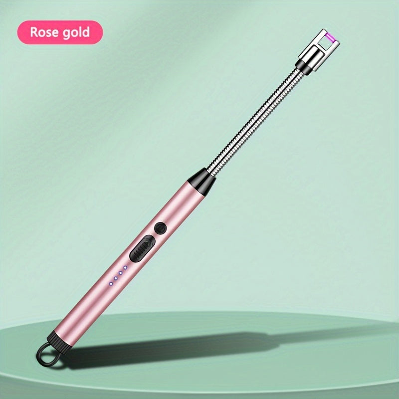 Rechargeable USB Arc Lighter Windproof Candle Camping Outdoor Kitchen Gift