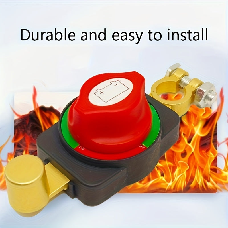 12V-48V Battery Disconnect Switch Main Power Isolator for Cars and Boats