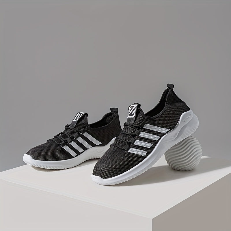 ayollar uchun nafas oluvchi sport yugurish poyafzallari - engil oq sneakers
