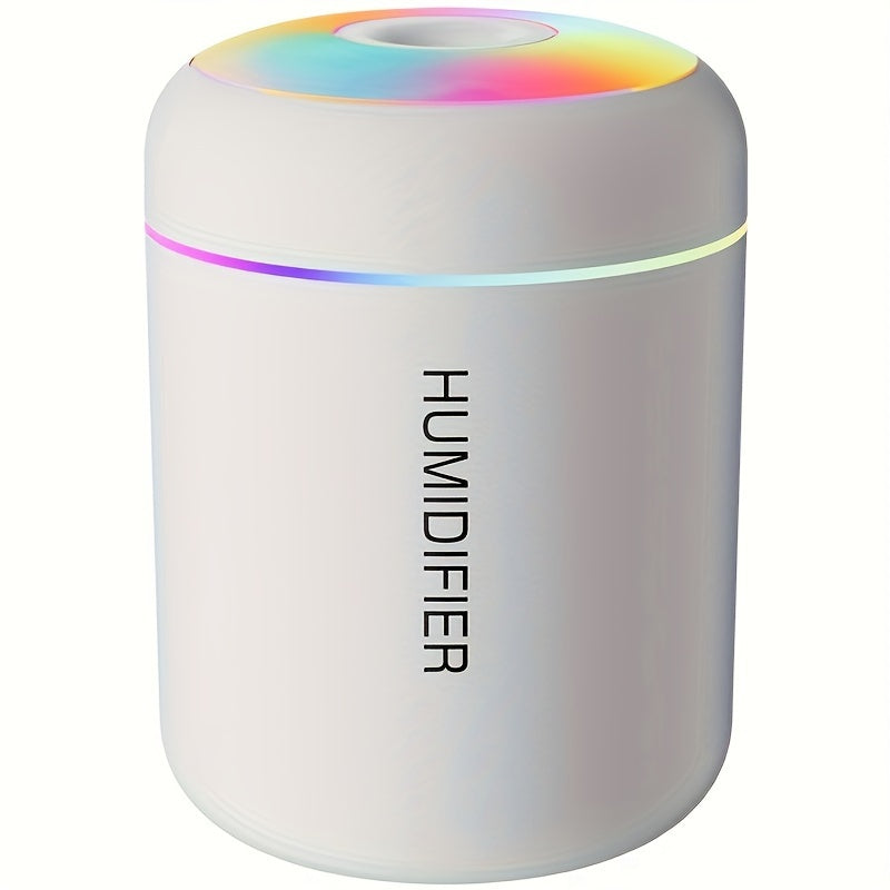 Portable USB Humidifier with Night Light, 1L Tank, Quiet Operation