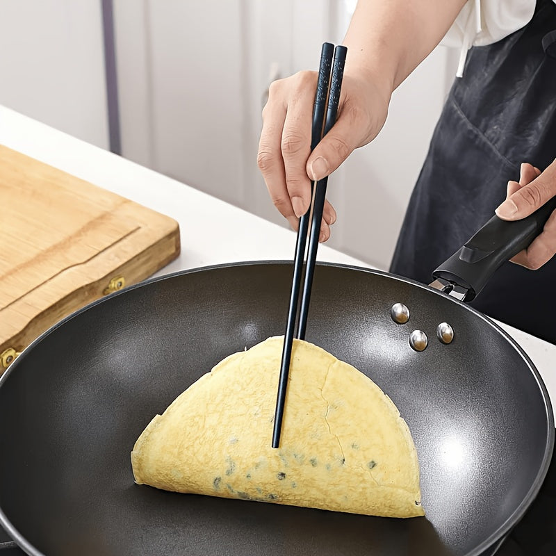 Gulchiroyli gilos gullari naqshli chopstiklar, yopishqoq bo'lmagan, yuqori haroratga chidamli, uy va restoran uchun