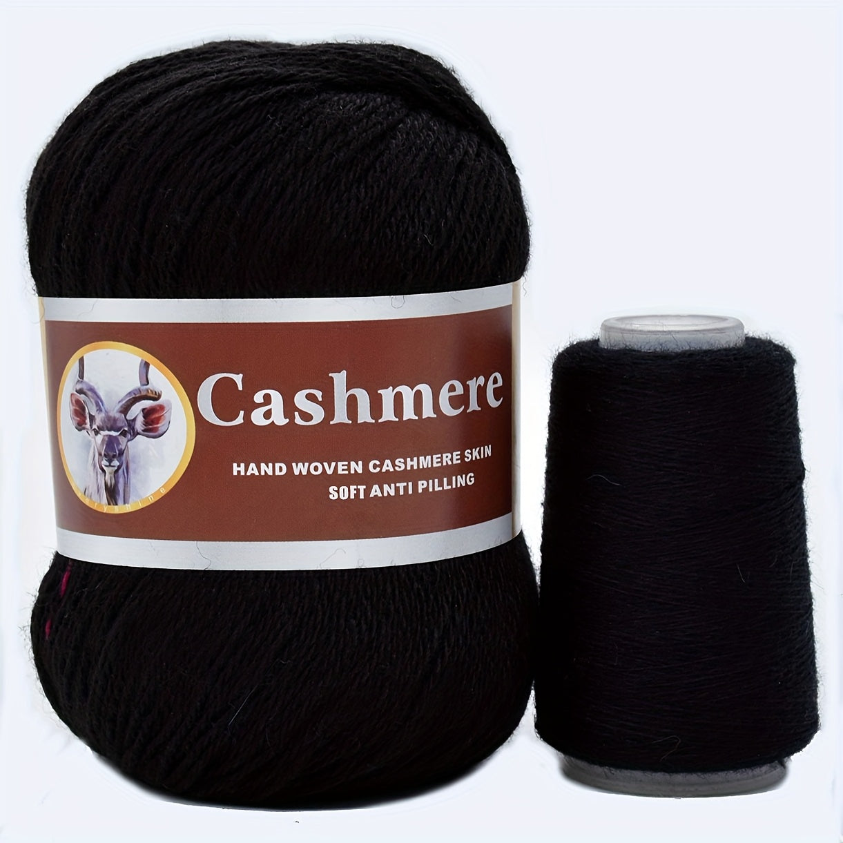 Hand-Woven Cashmere Blend Crochet Yarn 70 Cashmere 320m Assorted Colors