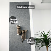 Self-Adhesive Wall-Mounted Cat Scratching Pad Durable Polyester Furniture Protector