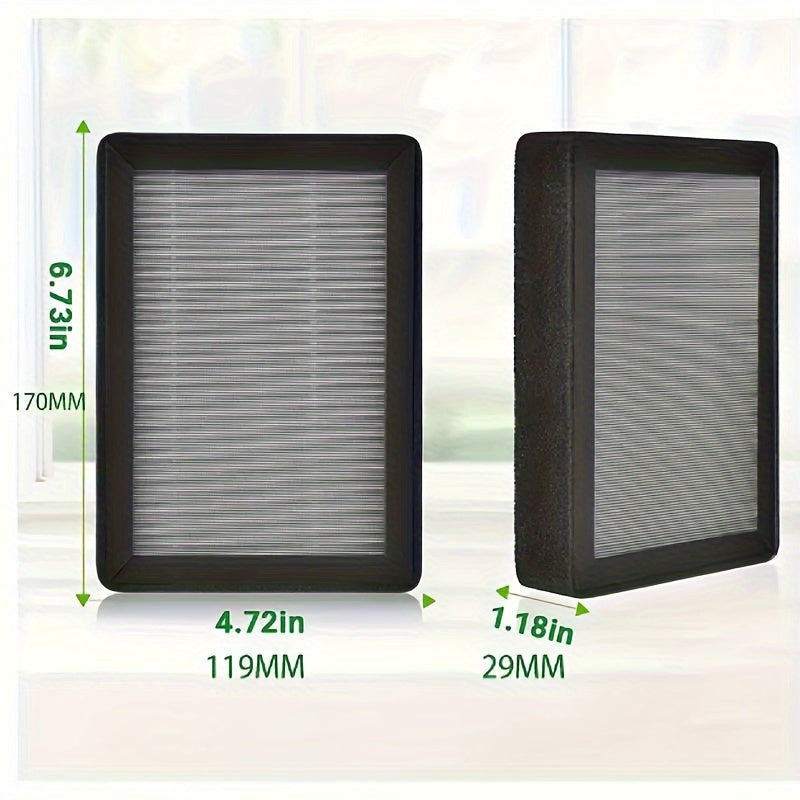 Juego de filtros de purificador de aire de 2 piezas para LV-H128 con pre-filtro 3 en 1 y carbón activado