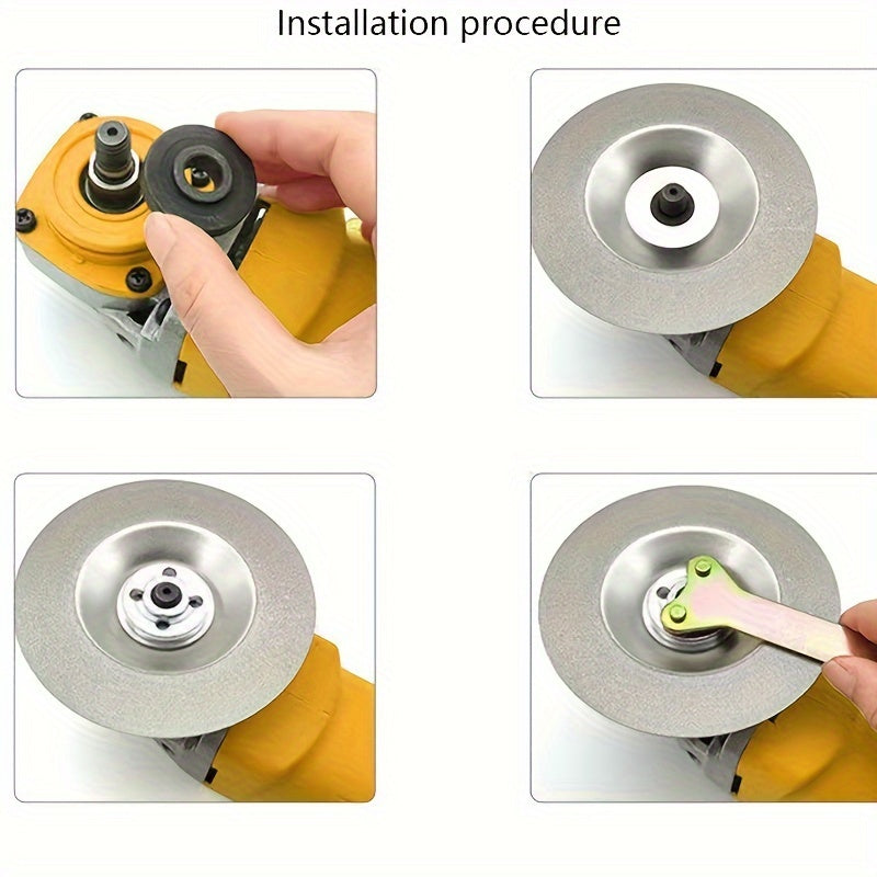 100mm Diamond Grinding Wheel Attachment for Rotary Tools Manual Sharpening