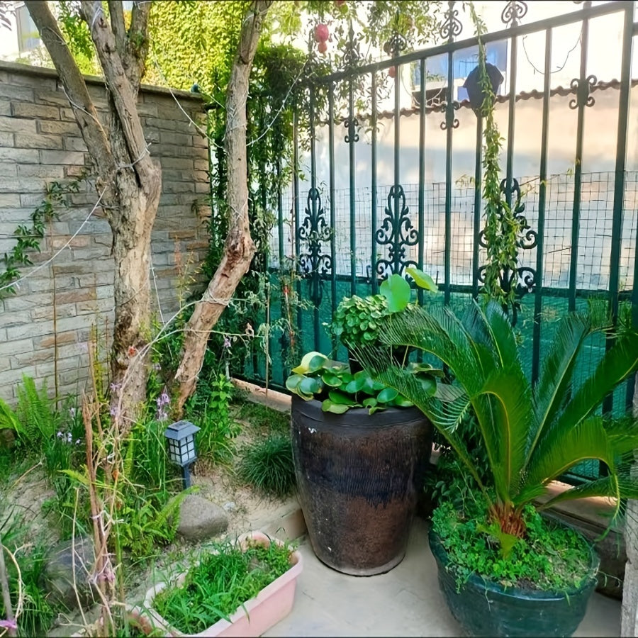 Green Polypropylene Balcony Privacy Screen Mesh Shade Net for Outdoor Spaces