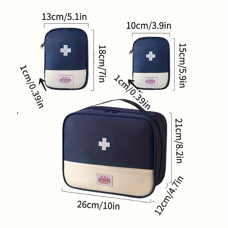Portable Medicine Organizer Bags for Travel, Emergency, and Gift Use